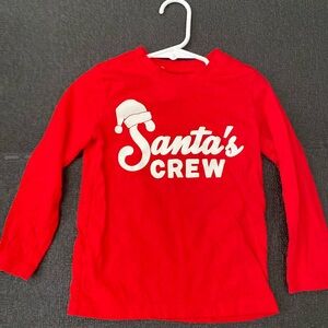 Carter’s Santa Crew Kids long sleeve Tshirt